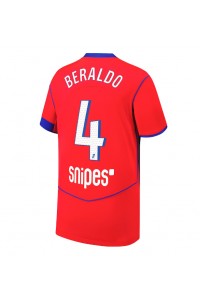 Fotbalové Dres Paris Saint-Germain Lucas Beraldo #4 Třetí Oblečení 2025-26 Krátký Rukáv